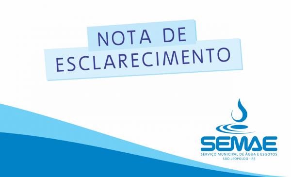 Nota De Esclarecimento
