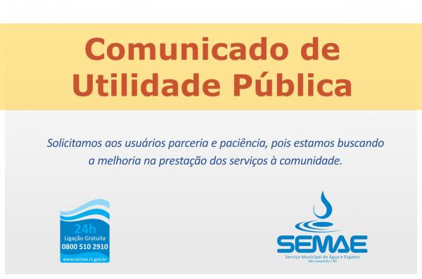 Semae Faz Manutenção Na Captação
